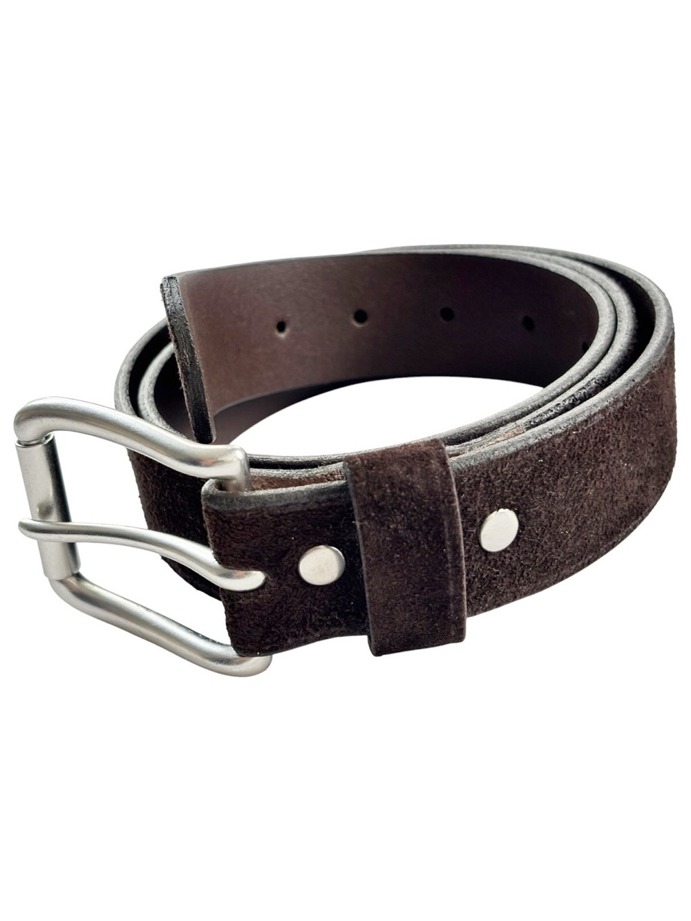 Banana Republic Vintage Genuine Italian Leather brown suede men’s belt | size 38